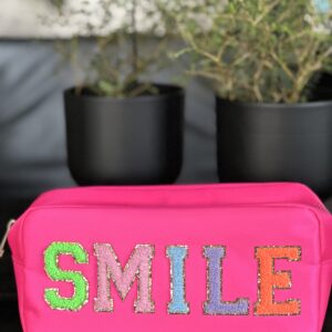 Kosmetiktasche BIG PINK SMILE